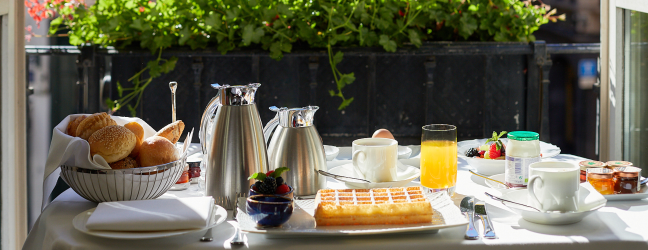 petit déjeuner dans les hôtels